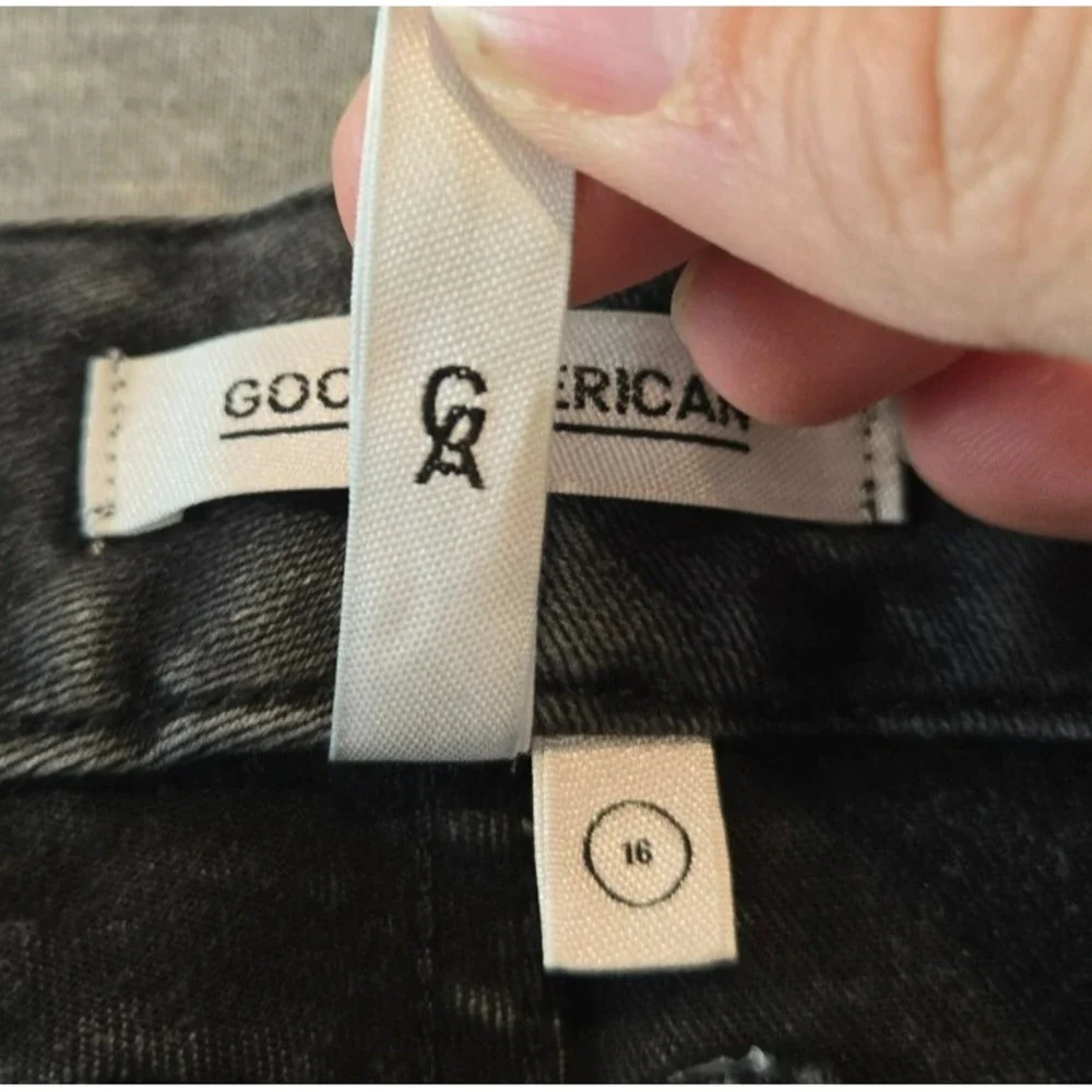 Good American Black Skinny Jeans - size 16 Petite